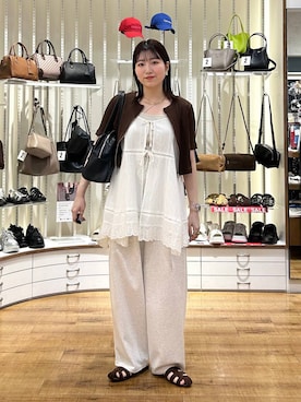「アイテム（チョーカー）」を使った、manaty.さん（レディース・159cm・20代）の夏コーディネート