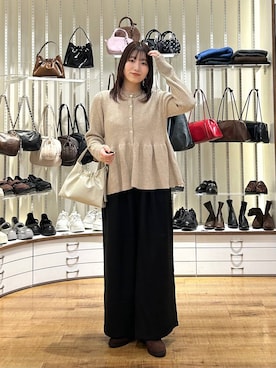 「アイテム（チョーカー）」を使った、manaty.さん（レディース・159cm・20代）の秋コーディネート