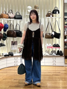 「アイテム（チョーカー）」を使った、manaty.さん（レディース・159cm・20代）の夏コーディネート