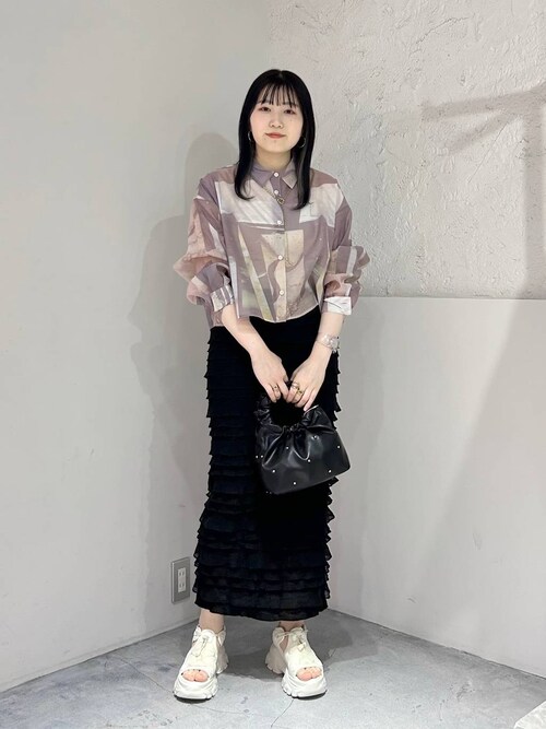 manaty.(LOWRYS FARM ルミネエスト)|LOWRYS FARMのスカートを使ったコーディネート - WEAR