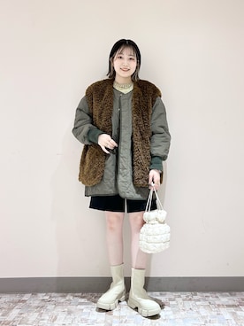 manaty.さん（レディース・159cm）の冬コーディネート