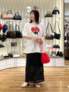 「骨格ストレート」｜「アイテム（サンダル）」を使った、manaty.さん（レディース・159cm・20代）の夏コーディネート
