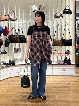 「アイテム（チョーカー）」を使った、manaty.さん（レディース・159cm・20代）の夏コーディネート