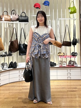 「アイテム（チョーカー）」を使った、manaty.さん（レディース・159cm・20代）の秋コーディネート