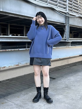 「アイテム（ピアス（両耳用））」を使った、manaty.さん（レディース・159cm・20代）の冬コーディネート