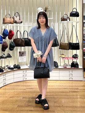 「アイテム（シュシュ）」を使った、manaty.さん（レディース・159cm・20代）の夏コーディネート