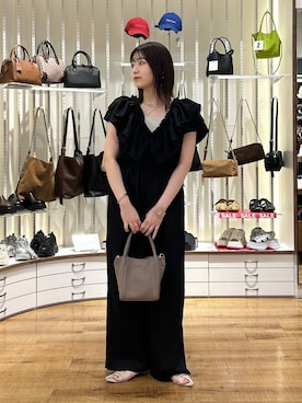 「アイテム（オールインワン・サロペット）」を使った、manaty.さん（レディース・159cm・20代）の秋コーディネート