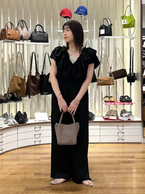 LOWRYS FARMのオールインワン・サロペットを使った