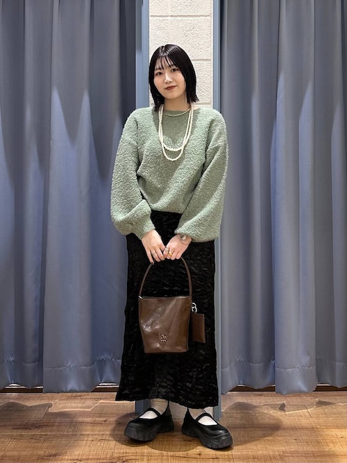 セール】ウネウネベロアワンピース 143088（ワンピース）｜LOWRYS FARM