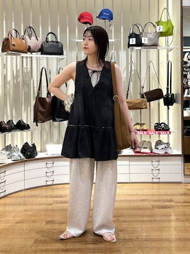 「アイテム（チョーカー）」を使った、manaty.さん（レディース・159cm・20代）の秋コーディネート