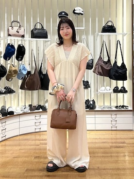 「アイテム（シュシュ）」を使った、manaty.さん（レディース・159cm・20代）の夏コーディネート