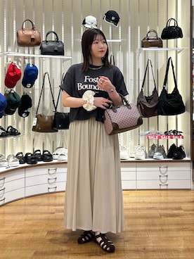 「骨格ストレート」｜「アイテム（サンダル）」を使った、manaty.さん（レディース・159cm・20代）の夏コーディネート