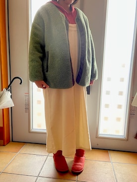「ITEMS URBANRESEARCH（アイテムズ アーバンリサーチ）のアイテム（その他アウター）」を使った、labuさん（レディース・165cm）の秋コーディネート