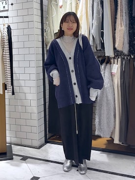 「アイテム（ブーツ、シルバー系）」を使った、これとすさん（レディース・150cm）の冬コーディネート