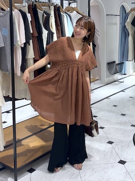 「アイテム（ボストンバッグ）」を使った、これとすさん（レディース・150cm）の夏コーディネート