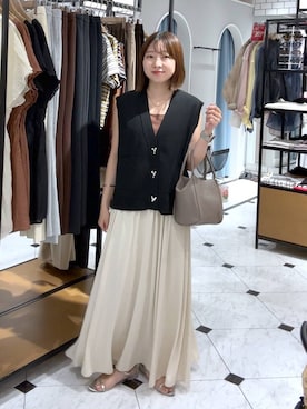 「アイテム（ベスト）」を使った、これとすさん（レディース・150cm・20代）の夏コーディネート