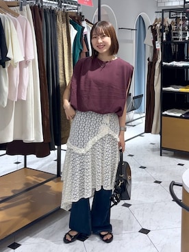 「骨格ストレート」｜「アイテム（サンダル）」を使った、これとすさん（レディース・150cm・20代）の夏コーディネート