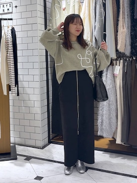 「アイテム（ブーツ、シルバー系）」を使った、これとすさん（レディース・150cm）の冬コーディネート