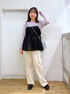 「アイテム（その他トップス）」を使った、これとすさん（レディース・150cm・20代）の秋コーディネート