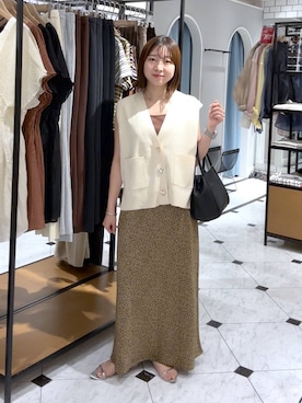 「アイテム（ベスト）」を使った、これとすさん（レディース・150cm・20代）の夏コーディネート