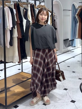 「アイテム（ボストンバッグ）」を使った、これとすさん（レディース・150cm）の夏コーディネート