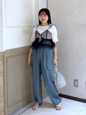 「アイテム（その他トップス）」を使った、これとすさん（レディース・150cm・20代）の春コーディネート