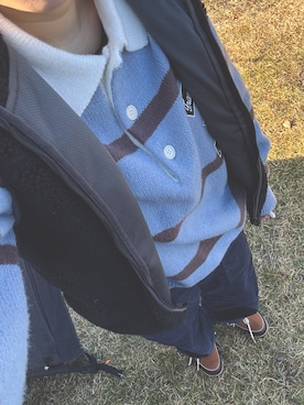 「Java（ジャバ）のアイテム」を使った、ｍ：さん（レディース・157cm）の冬コーディネート