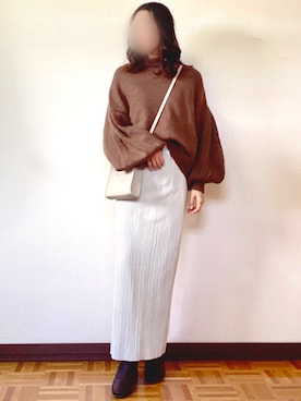 「ニット/セーター」｜Asu☺︎✻さん（レディース・152cm）の秋コーディネート