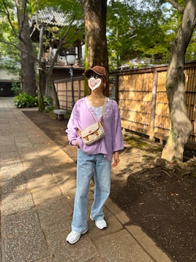 「Daniel Wellington（ダニエルウェリントン）のアイテム」を使った、NAOさん（レディース・158cm）の秋コーディネート