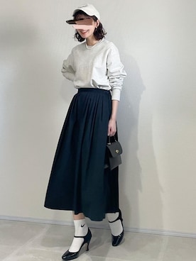 「アイテム（パンプス）」を使った、あさこさん（レディース・164cm）の春コーディネート