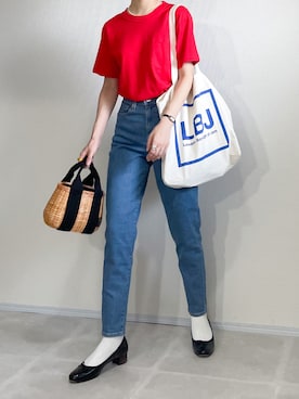 「levis」｜あさこさん（レディース・164cm）の夏コーディネート
