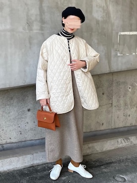 「apres（アプレ）のアイテム」を使った、あさこさん（レディース・164cm）の秋コーディネート