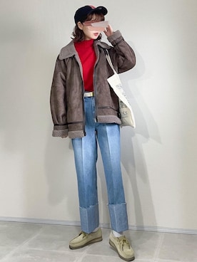 あさこさん（レディース・164cm）の冬コーディネート