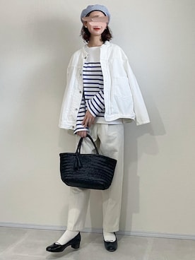 「ALLUMER（アリュメール）のアイテム（ジャケット/アウター）」を使った、あさこさん（レディース・164cm）の春コーディネート