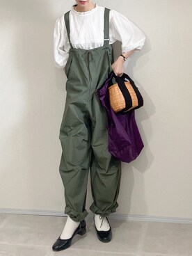 「白ブラウス」｜あさこさん（レディース・164cm）の夏コーディネート