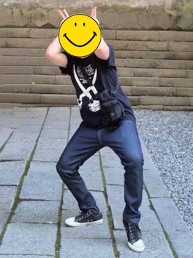 「Levi's（リーバイス）のアイテム（パンツ）」を使った、nigsさん（メンズ・174cm）の夏コーディネート