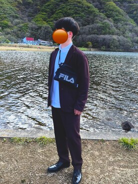 「FILA（フィラ）のアイテム（バッグ）」を使った、ＫＥＮTＹさん（メンズ・168cm）の秋コーディネート