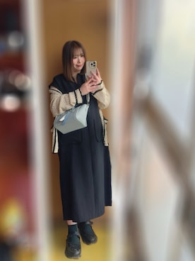 「AS KNOW AS plus（アズノゥアズプラス）のアイテム」を使った、谷原小春さん（レディース・155cm）の春コーディネート