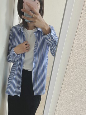 「少ない服で着回す」｜𝚖𝚒𝚔𝚘さん（レディース・168cm）の春コーディネート