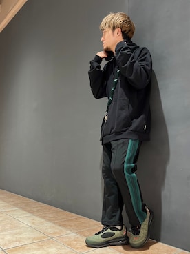 「ジャージーパンツ」｜SHOさん（メンズ・168cm）の冬コーディネート