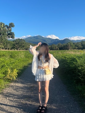 「アイテム（キャミソール）」を使った、ぁゃさん（レディース・150cm・20代）の夏コーディネート