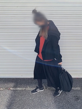「Graphpaper（グラフペーパー）のアイテム（バッグ）」を使った、みさん（レディース・155cm）の冬コーディネート