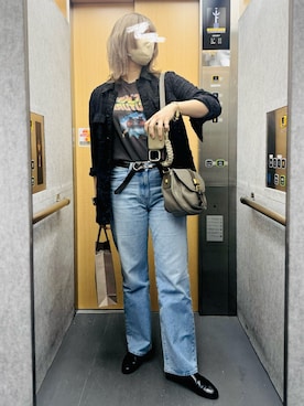 「アイテム（ドレスシューズ）」を使った、芽ねぎさん（レディース・169cm）の秋コーディネート