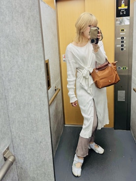 「アイテム（ハンドバッグ）」を使った、芽ねぎさん（レディース・169cm・30代）の夏コーディネート