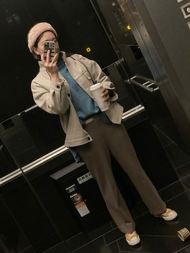 芽ねぎさん（レディース・169cm）の冬コーディネート