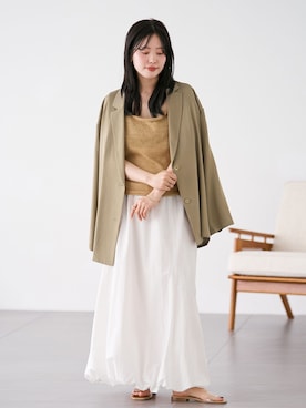 risaさん(レディース・156cm)の春コーディネート