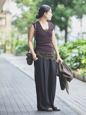 risaさん（レディース・156cm）の春コーディネート