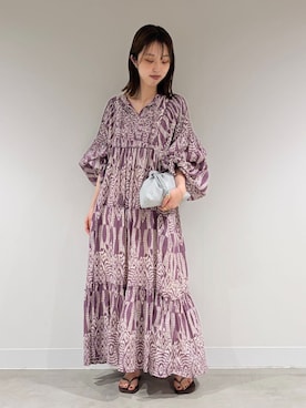 「SLOBE IENA（スローブイエナ）のアイテム」を使った、Nanamiさん（レディース・162cm）の夏コーディネート