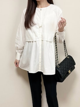 「GeeRA（ジーラ）のアイテム」を使った、ayk8wearさん（レディース・164cm）の春コーディネート