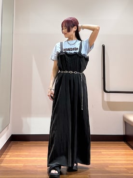 「SMELLY（スメリー）のアイテム」を使った、とももももさん（レディース・157cm）の夏コーディネート
